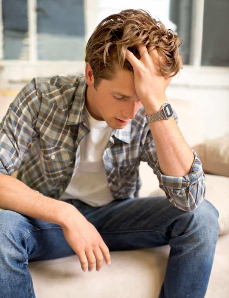 A man decides to seek prescription drug addiction treatment Easton, MA.