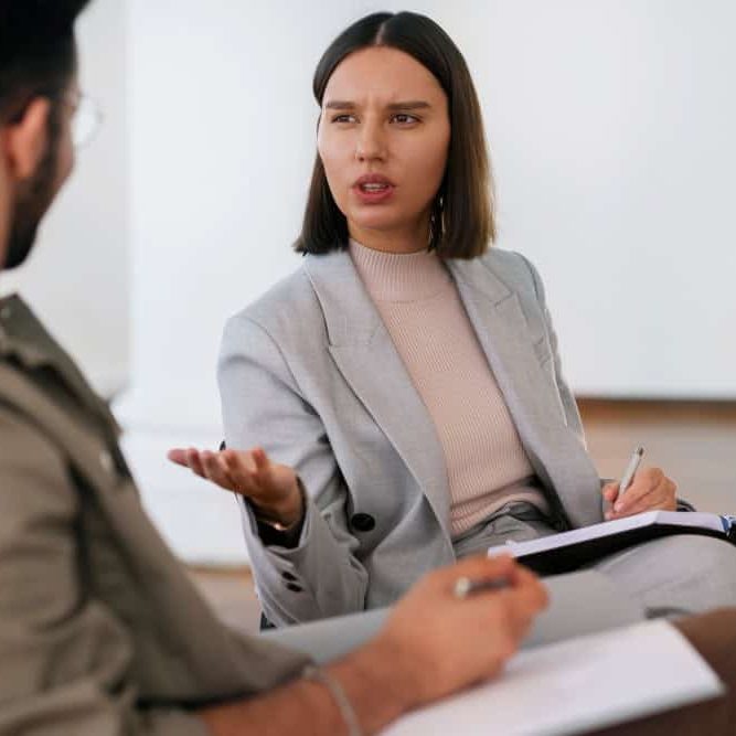 Group in a discussion during Addiction Treatment in Brockton MA