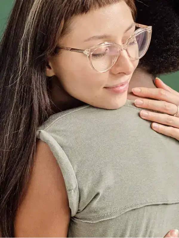 there is a woman hugging a man in a PHP in Massachusetts